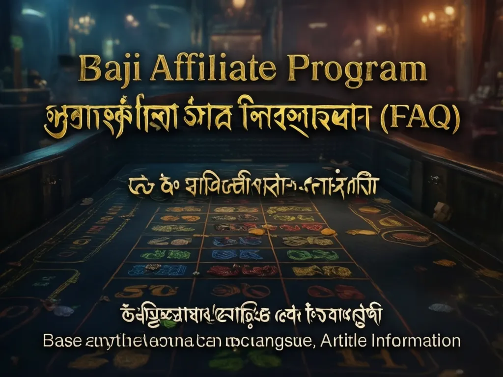 Baji Affiliate Program FAQ and Support